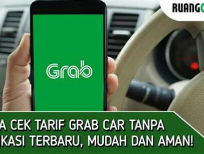 Cek Tarif Grab Car Tanpa Aplikasi